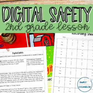 Digital Safety School Counseling Lesson - 2nd Grade