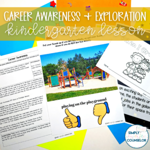 Career Awareness & Exploration - Kindergarten Counseling Lesson
